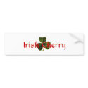 Irish_clover, Irish Cherry bumper stickers
