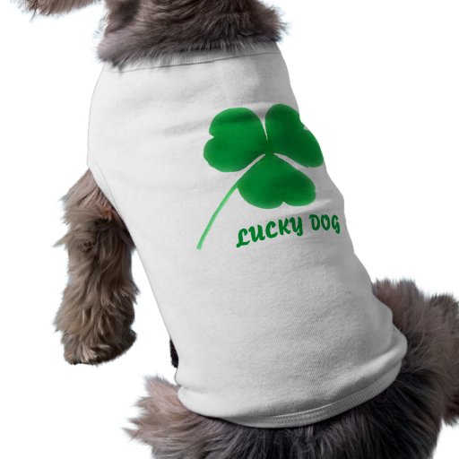 Irish Clover LUCKY DOG Shirt