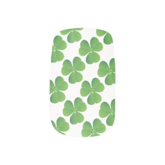 Irish clover St. Patrick's Day custom Nail Stickers