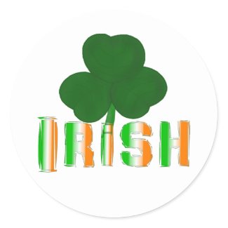 Irish Clover Stickers sticker