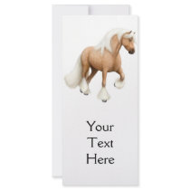 Irish Cob Horse Rack Card