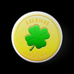 Irish Coin Button