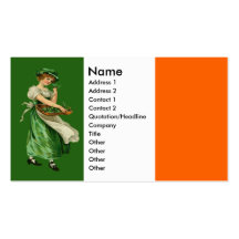 Irish Colleen Business Cards