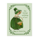 Irish Colleen Postcard