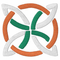 Irish Colors Celtic Knotwork Design 3 Pattern
