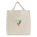 Irish Colors Variation Celtic Knotwork Design embroidered bags