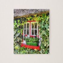 Irish Cottage Window Puzzle puzzles