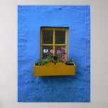 Irish Cottage Windowbox Poster