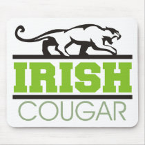 Irish Cougar Gift Mouse Pads