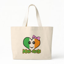 irish cutie smiley heart bags