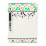irish damask Dry-Erase whiteboard