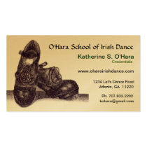 Irish Dance Business Card business cards