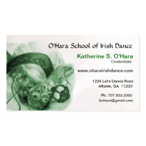 Irish Dance Business Card business cards