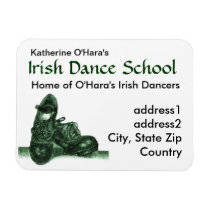 Irish Dance Business Card Premium Magnet magnets