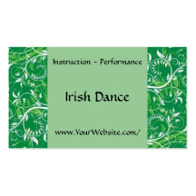 Irish Dance - business card template
