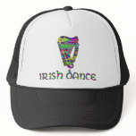 Irish Dance Rainbow Colors Harp of Ireland Hat