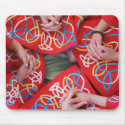 Irish Dance Red Dress Mousepad
