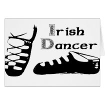 Irish Dancer Ghillies Greeting Card