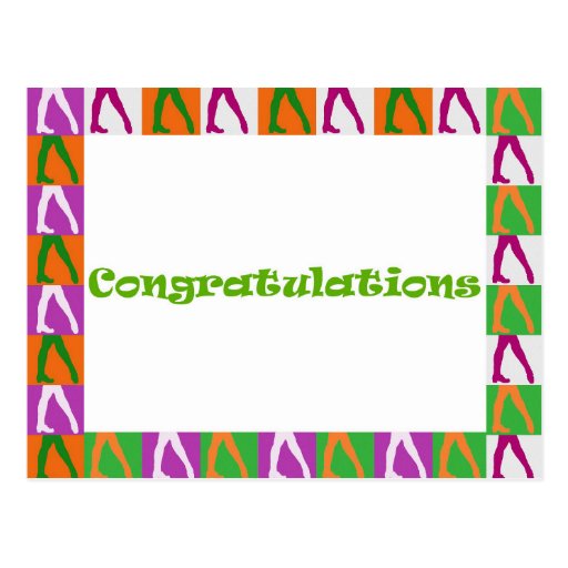 Irish Dancers Congratulations Postcard Zazzle