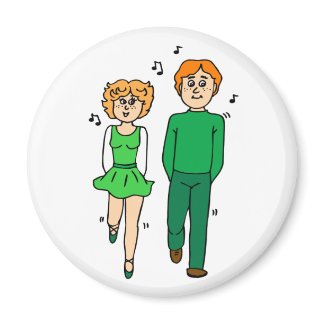 irish Dancers magnet