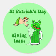 Irish diving team stickers