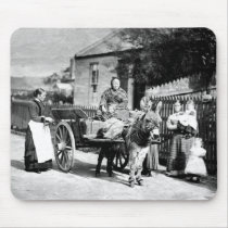 Irish Donkey Cart Mousepad