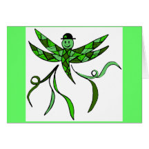 Irish Dragonfly  greeting card