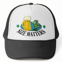 Irish Drinking Cap - Size Matters hats by Irish_Drinking_Shirt Irish Drinking Cap - Size Matters hats