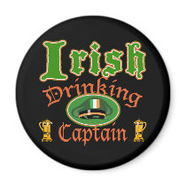 Irish Drinking Cptn Magnet