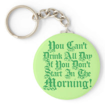 Irish Drinking Humor Key Chain