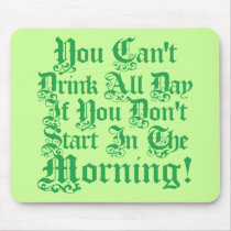 Irish Drinking Humor Mouse Pads