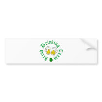 Irish Drinking Team Beer n sham bumper stickers by MyIrishSpirit Irish Drinking Team Beer n sham bumper stickers