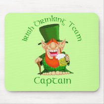 Irish Drinking Team ~ Captain mousepads