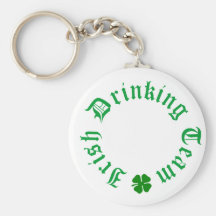 Irish Drinking Team Customize Keychain
