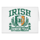 Irish Drinking Team Greeting Card