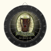 Irish Drinking Team Personalized Dartboard