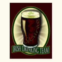 Irish Drinking Team Postcards