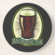 Irish Drinking Team Sandstone Coaster