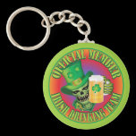 Irish Drinking Team Skull keychains
