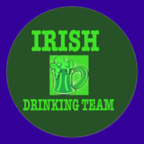 IRISH DRINKING TEAM stickers