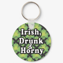 Irish, Drunk and Horny Giftware keychains