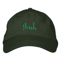 Irish embroidered cap embroidered hats by TOEtalitee Irish embroidered cap embroidered hats
