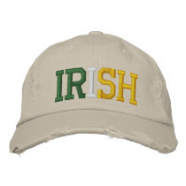 Irish Embroidered Hat