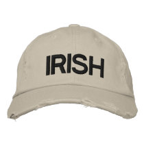 IRISH embroidered hats