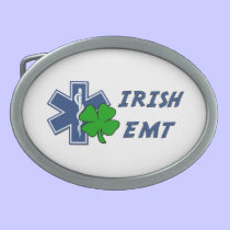 Irish EMT belt buckles