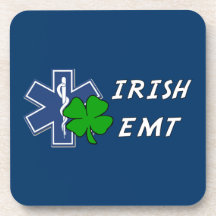 Irish EMT Beverage Coaster