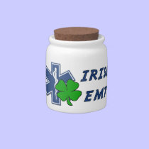 Irish EMT candy jars