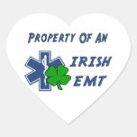 Irish EMT Property Heart Sticker