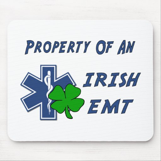 Irish EMT Property Mouse Pad Zazzle
