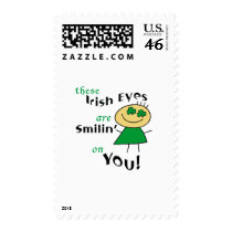 Irish Eyes are Smiling Gifts postage
